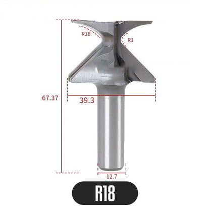 R18/R30 Holzbearbeitungsfräser mit 1/2-Zoll-Schaft